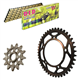 YAMAHA DTR 125 90- DT125 R X -06 zestaw napęd-owy-48080