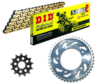 SUZUKI RM 125 92-96 00-05 zestaw napęd.owy DID-14137