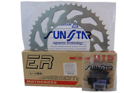 KAWASAKI KX 450 F 06-16 zestaw napęd-owy SUNSTAR-18057