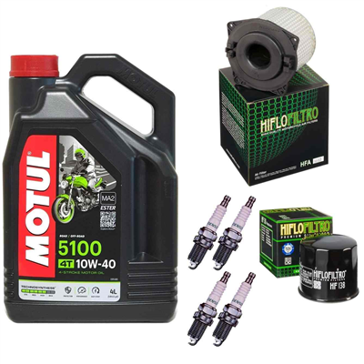 SUZUKI GSX-F GSX 600 F 96-06 olej+filtry+świece-69064