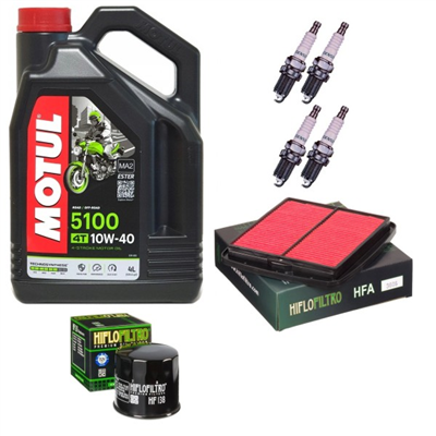 SUZUKI GSF 600 BANDIT 95-99 olej+filtry+świece-69137