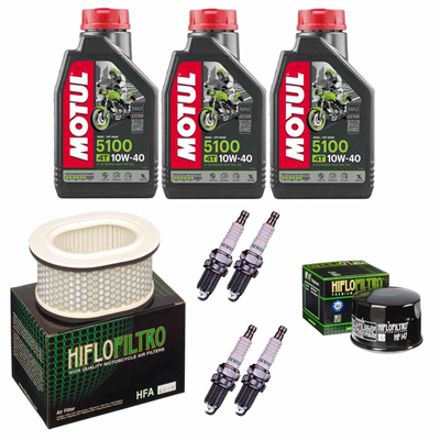 YAMAHA FZS 600 FAZER 97-03 olej+filtry+świece-69054