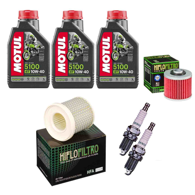 YAMAHA XV 535 VIRAGO 88-95 olej+filtry+świece-69051