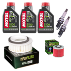 YAMAHA XVS650 DRAG-STAR CLASSIC olej+filtry+świece