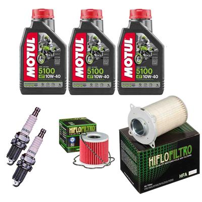 SUZUKI GS 500 E 89-02 olej+filtry+świece-69042