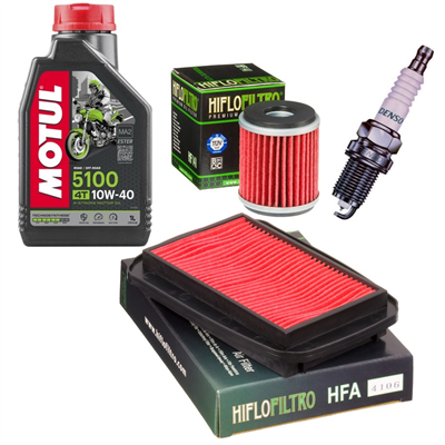 YAMAHA WR 125 X / R 09-16 olej+filtry+świeca-68922