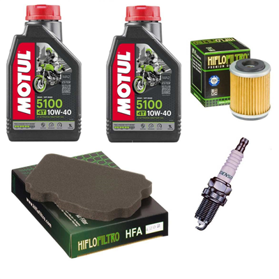YAMAHA TW125 / TW 200 TRAIL-WAY olej+filtry+świeca-69073
