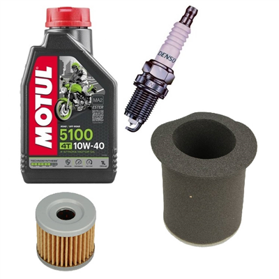 SUZUKI GN 125 91-00 olej+filtry+świeca-69267