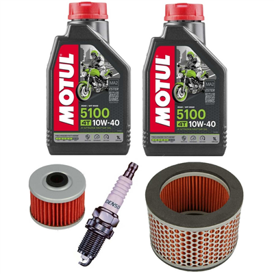 HONDA NX 650 DOMINATOR 88-02 olej+filtry+świeca-69289