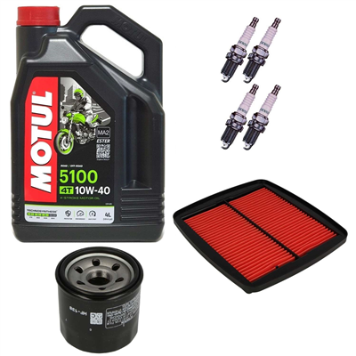 SUZUKI GSF 600 BANDIT 95-99 olej+filtry+świece-69259