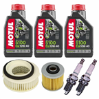 YAMAHA XVS650 DRAG-STAR CLASSIC olej+filtry+świece