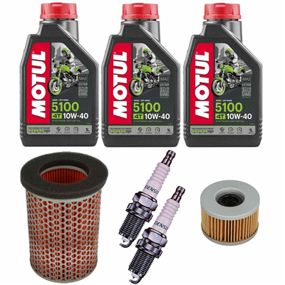 HONDA CX500 CUSTOM / EURO-SPORT olej+filtry+świece-69302