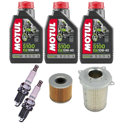 SUZUKI GS 500 E 89-02 olej+filtry+świece-69275