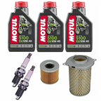 SUZUKI GS 500 E 89-02 / F 04-10 olej+filtry+świece