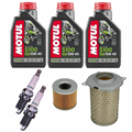 SUZUKI GS 500 E 89-02 / F 04-10 olej+filtry+świece-69276