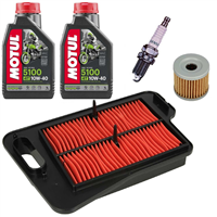 SUZUKI AN 400 BURGMAN 07-17 olej+filtry+świeca-69305