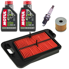 SUZUKI AN 400 BURGMAN 07-17 olej+filtry+świeca