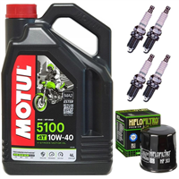 HONDA NT 650 V DEAUVILLE 98-05 olej+filtr+świece-54143