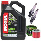 YAMAHA XV 750 VIRAGO 84-99 olej+filtr+świece