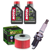 HONDA CBF 250 02-08 olej+filtr+świeca-55131