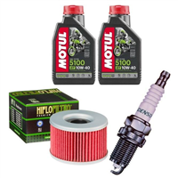 HONDA CB 250 75-88 olej+filtr+świeca-55160