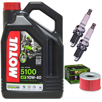 HONDA VT 250 F / FL SPADA 83-90 olej+filtr+świece-55163