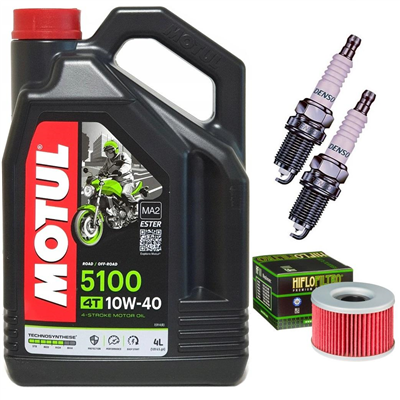 HONDA VT 250 F / FL SPADA 83-90 olej+filtr+świece-55163