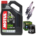 KAWASAKI EN 500 A B C VULCAN 500 olej+filtr+świece