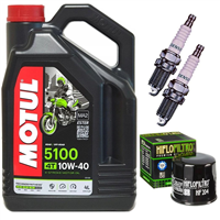 KAWASAKI EN 500 C VULCAN 03-06 olej+filtr+świece-55234