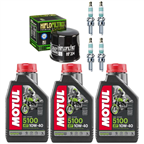 KAWASAKI ZX 1000 ZX-10R NINJA olej+filtr+świece