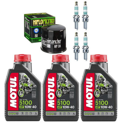 SUZUKI SFV 650 GLADIUS 09-15 olej+filtr+świece-55311