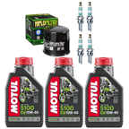 SUZUKI SFV 650 GLADIUS 09-15 olej+filtr+świece