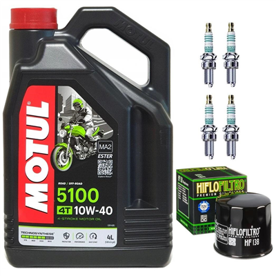 SUZUKI GSX 1200 INAZUMA 98-02 olej+filtr+świece-55320