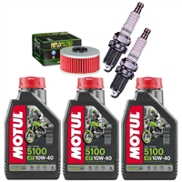 YAMAHA XS 400 DOHC SE R 77-82 olej+filtr+świece-55358