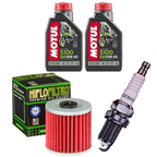 KAWASAKI BJ 250 A C ESTRELLA 92- olej+filtr+świeca