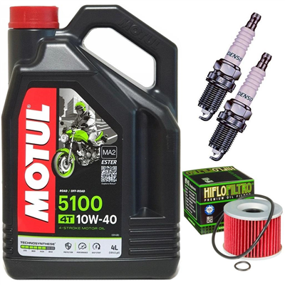 KAWASAKI Z440 A C D H LTD 80-86 olej+filtr+świece-55464