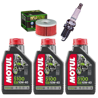 SUZUKI DR 500 D S X Z 81-84 olej+filtr+świeca-55491