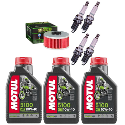 YAMAHA XJ 550 81-86 olej+filtr+świece-55519