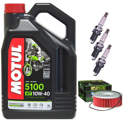 YAMAHA XS 850 80-82 olej+filtr+świece-55530