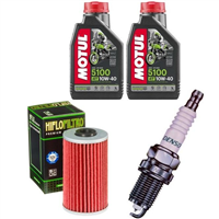 KYMCO 125 DINK / GRAND-DINK 01- olej+filtr+świeca-55607