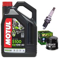 SUZUKI LT-A 500 F KING-QUAD 00- olej+filtr+świeca-55636