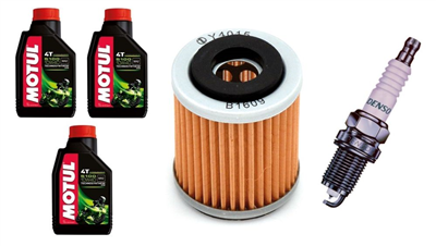 YAMAHA YFM 400 KODIAK / BIG-BEAR olej+filtr+świeca-20371