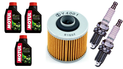 YAMAHA XVS 650 DRAG-STAR CLASSIC olej+filtr+świece-20372