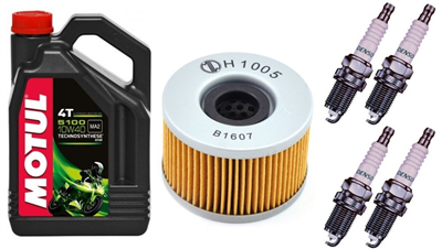 HONDA CB 400 N 78-84 olej+filtr+świece-20410