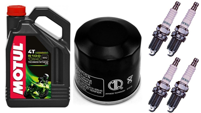 KAWASAKI VN 1500 VULCAN P R 01- olej+filtr+świece-20306