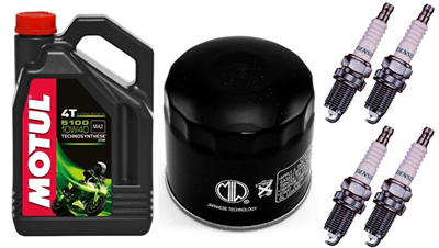 KAWASAKI VN 750 VULCAN 86-98 olej+filtr+świece-20462