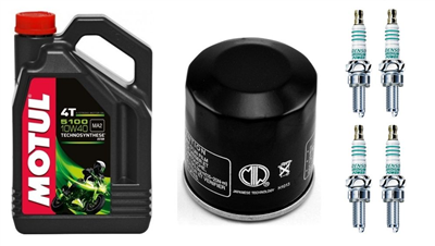 KAWASAKI Z1000 ZR 1000 SE / SX olej+filtr+świece-20465