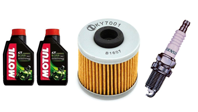 KYMCO PEOPLE GT 300 I 10-13 olej+filtr+świeca-31810