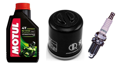 PIAGGIO FLY 125 150 04-12 olej+filtr+świeca-31830