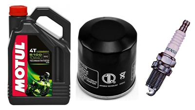 KAWASAKI KVF 400 PRAIRIE 94-02 olej+filtr+świeca-32080